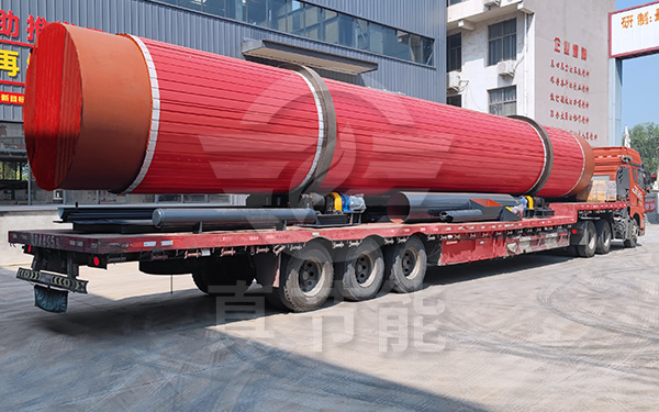 單筒啤酒糟烘干設(shè)備運(yùn)輸現(xiàn)場