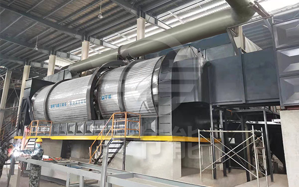 啤酒糟烘干設備運行現場 啤酒糟烘干設備運行現場